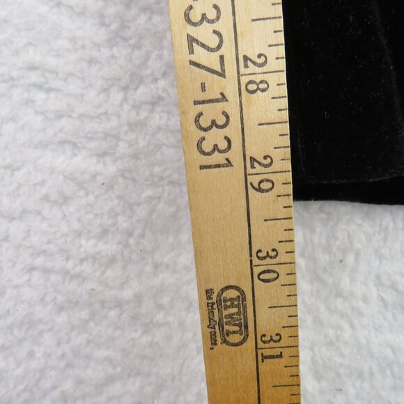 Soft Surroundings Pants Womens Size Large Black Velour Wide Leg Lounge Plush - Picture 10 of 10